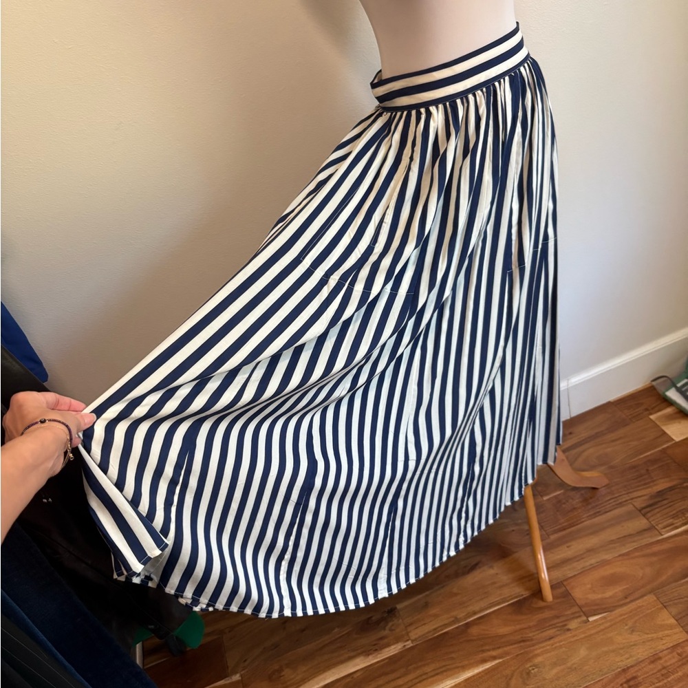 NWT Eva Mendes | Malia Stripe Maxi Skirt - Picture 8 of 15